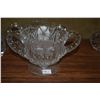 Image 3 : COLLECTION OF CUT GLASS: AMERICAN BRILLIANT PITCHER, CREAM & SUGARS (4 PCS)