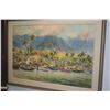 Image 3 : FRAMED OIL, "LAHAINA"; SIGNED H. OKUDA (HAJIME OKUDA) (30" X 42")