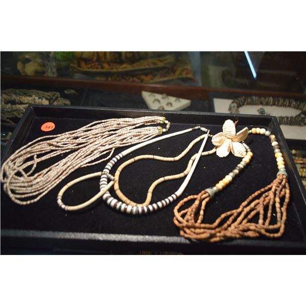 HISHI SHELL JEWELRY & WOVEN FLOWER (5 PCS)