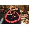 Image 1 : WOVEN, WOODEN, SEED POD JEWELRY (8 PCS)