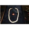 Image 1 : NIIHAU SHELL NECKLACE W/14K CLASP (AS IS)