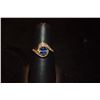 Image 2 : 14K SAPPHIRE & DIAMOND RING (3.8 GTW)