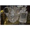 Image 2 : CRYSTAL DECANTER & PITCHER (2 PCS)