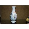 Image 1 : CHINESE POLYCHROME PORCELAIN VASE, LONG LIFE FIGURE; SIGNED