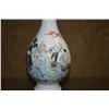 Image 2 : CHINESE POLYCHROME PORCELAIN VASE, LONG LIFE FIGURE; SIGNED