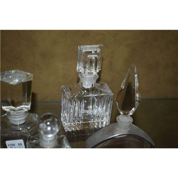 PERFUME BOTTLES (4 PCS)