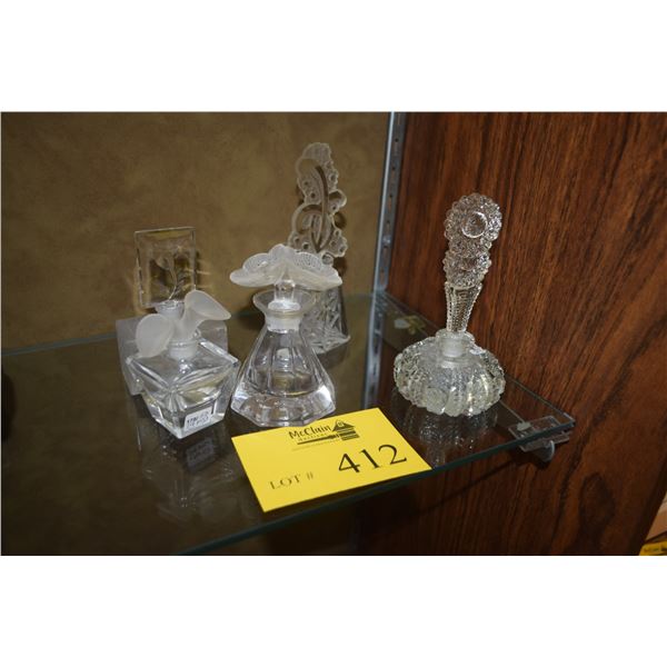 PERFUME BOTTLES (5 PCS)