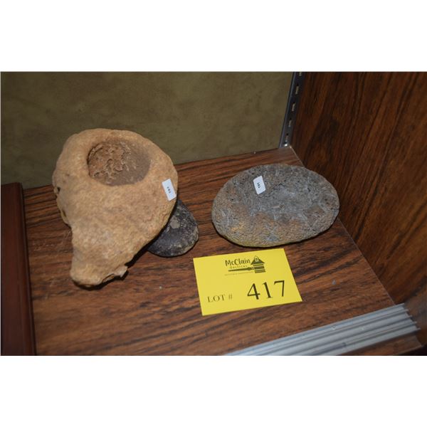 STONE IMPLEMENTS (3 PCS)