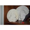 Image 3 : VINTAGE LADY HEAD VASES & STATUE (4 PCS)