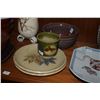 Image 4 : COLLECTION OF BOWLS, PLATES & VASES (12 PCS)