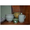 Image 2 : MIXED LOT CERAMIC VASES & TABLEWARE (10 PCS) (DOES NOT INCLUDE STAND)