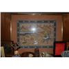 Image 4 : MIXED LOT: FRAMED PHOTOS, STATUARY, BOWLS, BOXES, SHARKS TOOTH, ETC. (19 PCS)