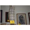 Image 3 : VINTAGE MID-CENTURY CAPIZ SHELL HANGING SWAG LAMPS (2 PCS)