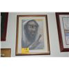 Image 1 : FRAMED PORTRAIT; SIGNED LICHTENSTEIN