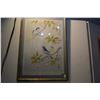 Image 2 : FRAMED PAINTINGS ON SILK; UCHIDA (3 PCS)