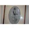 Image 2 : FRAMED ORIGINAL GRAPHITE DRAWING, KAHU; SIGNED EDWIN KAYTON 1995
