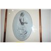 Image 3 : FRAMED ORIGINAL GRAPHITE DRAWING, KAHU; SIGNED EDWIN KAYTON 1995