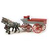 Image 3 : Two Cast Iron Horst Drawn Wagons