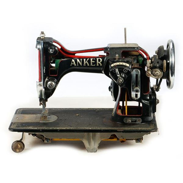 Antique Anker Sewing Machine. Motorized.