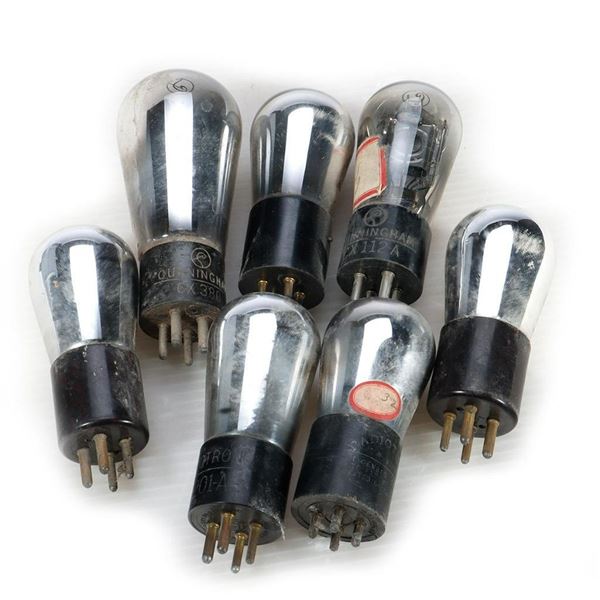7 Antique Vacuum Tubes