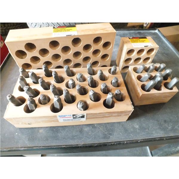 2 Sets Of Steel Stamps