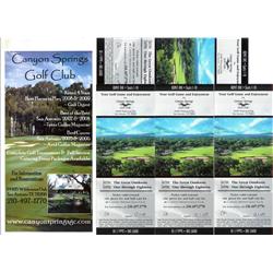 Golf for 4 at Canyon Springs Club, San Antonio W/ Airfare