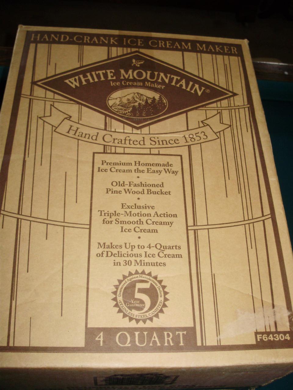 Rival Classic White Mountain HandCrank Ice Cream Maker