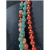 Image 2 : Very Nice, 3 Strand Jade, Algate Necklace