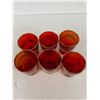 Image 2 : Gorgeous Vintage Red Venetian Glass Sherry Set