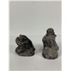 Image 8 : A set of 7 "Wolf" Decorative Figurines