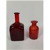 Image 8 : Vintage Ruby Glass, Decanter and Cups