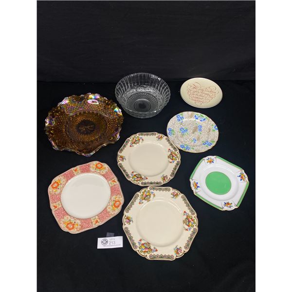 Assorted Lot of Fine Porcelain and Glass Dishes