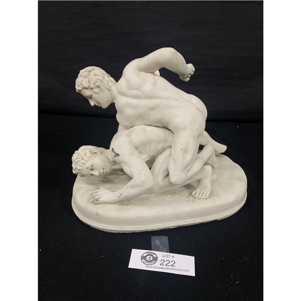 Greek/Roman Statue of 2 Men Wrestling