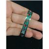 Image 2 : Turquoise Inlaid Silver Bracelet