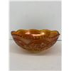 Image 2 : Large Carnival Glass 1930's 10.5" Diameter