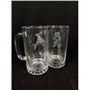 Image 3 : Lot of 4 Native Etched Glass Cups
