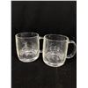Image 5 : Lot of 4 Native Etched Glass Cups