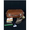 Image 1 : 20" x17" x8" Vintage Suitcase with Contents