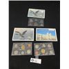 Image 1 : Lot of 3 Royal Canadian Mint Uncirculated Sets. 1989,1992 and 1994. With Envelopes