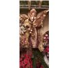 Image 1 : Ornate Vintage Christmas Angel 39" Tall X 32" Wide
