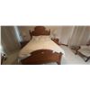 Image 1 : Four Piece Real Wood Bedroom Set 90" Long X 64" Tall