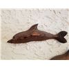 Image 3 : Two Wooden Dolphins 17" Long X 5" Wide