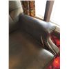Image 2 : Electric Reclining Leather Chair Untested Ripped 42" Tall X 33" Wide X 30" Deep