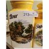 Image 2 : Set of Four Vintage Counter Containers