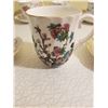 Image 8 : Five Tea Cups and Saucers with One Single Tea Cup