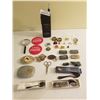 Image 1 : Small Collectibles Lot, Pins, Knives, Spoons, and Buttons