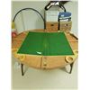 Image 1 : Portable Folding Table-Top Poker Table 4' X 2' Folded