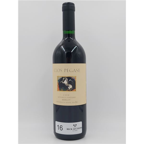 Clos Pegase Mitsuko's Vineyard Carneros Napa Valley 1998 14.3%