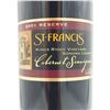 Image 2 : St Francis Kings Ridge Vineyard Sonoma County Cabernet Sauvignon 2001 Reserve 15.2%
