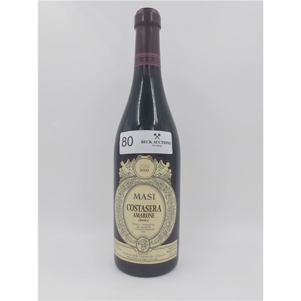 Masi Costasera Amarone Classico Dry Red Wine 2000 Vintage 15%